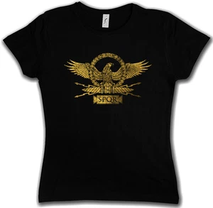 RÖMISCHER ADLER T-SHIRT Roma Rom Kaiser Cäsar Kaiser SPQR Reich Julius Abzeichen - Bild 1 von 2
