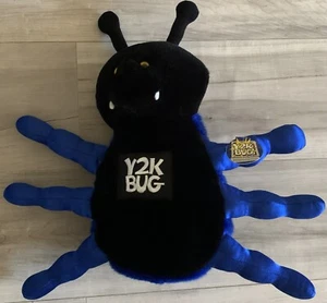 Y2K Bug Plush Vampire 1997 With Tag Black/Blue Millennium 2000 Collectible - Picture 1 of 3