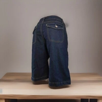 OUT JEANS MUJER BERMUDA VAQUERA SHORTS ELÁSTICOS TALLA 10  Foto 1 de 4