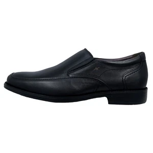 Fluchos Rafael Mocasines De Vestir Hombre Negro Piel Ligeros Confort Comodo 7996 - Picture 1 of 6
