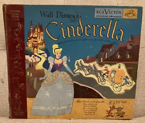 Walt Disney’s Cinderella Vintage 1949 Storybook Album. RCA Little Nipper Series - Picture 1 of 9