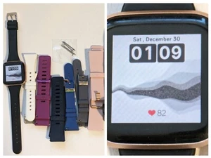 Fitbit Versa 2 Wristband Activity Tracker Rose Gold Factory Reset Working - Picture 1 of 10
