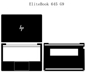 Carbon Vinyl Laptop Sticker Skin Decals Cover for HP EliteBook 645 G9 14" 2022 - Picture 1 of 36