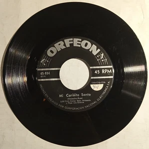 LOS PAO - MI CARIÑITO SANTO / NI MUCH NI WENIG - MEXIKANISCHE 7" SINGLE, CHA CHA - Bild 1 von 3