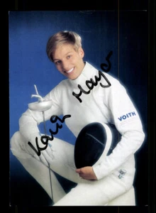 Karin Mayer Autogrammkarte Original Signiert Fechten + A 236524 - Bild 1 von 2