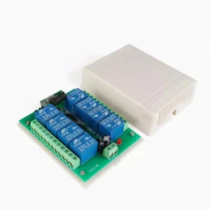 1pcs 315MHz 8Channel DC12V Wireless RF Relay Remote Control Switch Receiver New - Picture 1 of 9