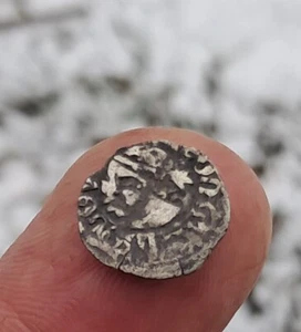 DENAR Medieval Hungary & Poland HEAD OF A SARACEN - Picture 1 of 4
