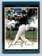 2002 Bowman Draft Picks & Prospects Gold Drew Henson Auto New York Yankees