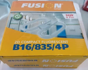 Fusion Lamps 2D Compact Flourescent 4P Energy Saving 16w 4Pin - Picture 1 of 2