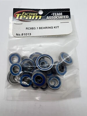 Team Associated Factory Team 81013 RC8B3.1 Bearing Kit - Image 1 of 3