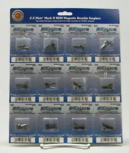 BACHMANN HO EZ MATE MARK II NEM CENTER SHANK COUPLER MEDIUM 12pk BAC78035-12 NEW - Picture 1 of 3