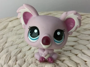 petshop authentic LPS Koala Rose Pink Blue Eyes Rare #2064 original hasbro - Imagen 1 de 3
