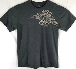 Bee Easy Men's T Shirt Size L Gray Nashville Music City Graphics Short Sleeves - Picture 1 of 6