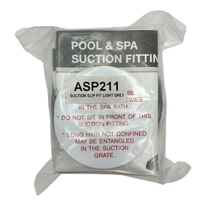 40mm Threaded with Back Nut Safety Suction Waterco ASP211 GREY - Picture 1 of 16