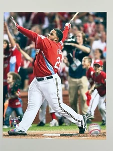 Prince Fielder Unsigned 8x10 Licensed Photo File 2009 HR Home Run Derby Brewer A - Picture 1 of 1