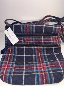 Vera Bradley Triple Cremallera Hipster Tartán Cuadros Nuevo con Etiqueta - Imagen 1 de 11