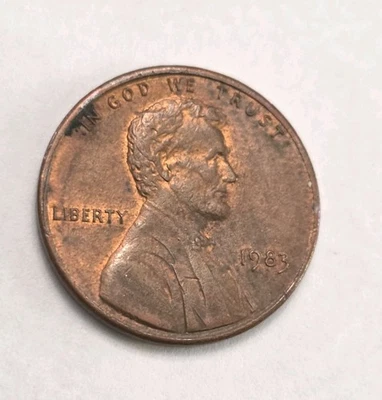 1983 Lincoln Memorial Penny Double Die Reverse (Ddr), Very Good Condition. - Image 1 of 4