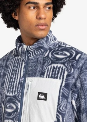 Quiksilver Para Hombres Clean Coast Cremallera Completa Chaqueta Polar Cuello Alto Sudadera Cremallera Foto 1 de 4