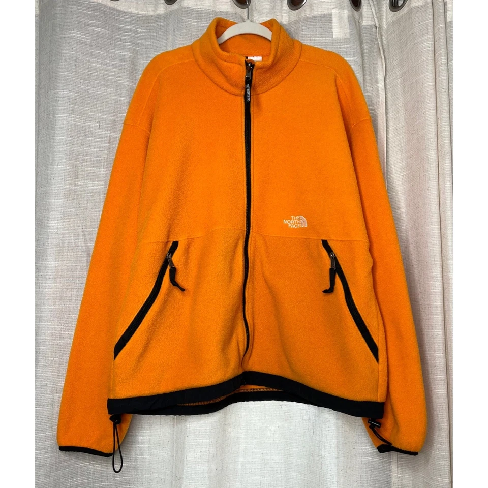 Chaqueta polar North Face Pumori vintage años 90 Polartec amarillo naranja para hombre talla XL Foto 1 de 4