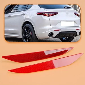 Heckstoßstange Paar Reflektor Rücklicht Lampe lens Für Alfa Romeo Stelvio neu - Picture 1 of 6