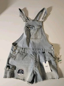 Wallflower leichte Stretch-Shortalls im Used-Look Damengröße Large  - Bild 1 von 6
