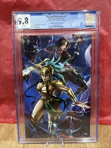 Pyramid Monsters 1 First Edition Comic Katya Virgin Ltd 20 Jolzar Graded Cgc 9.8 - Picture 1 of 3