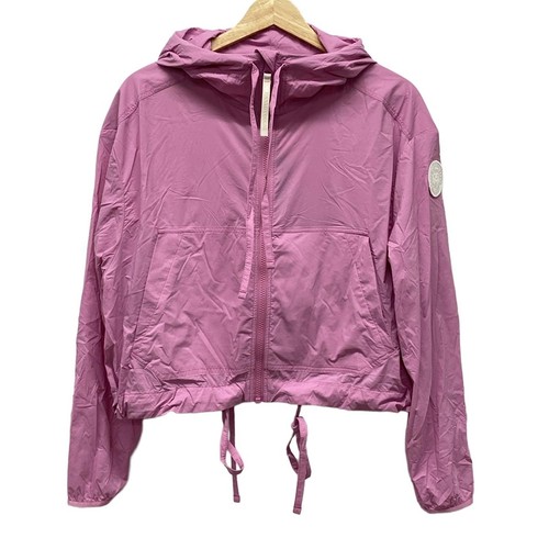 Giacca cropped originale CANADA GOOSE Kaslo 2444WW rosa giacca leggera da donna