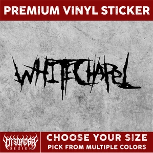 WHITECHAPEL [PEGATINA DE VINILO]-para coche/camión VENTANA-PORTÁTIL-CARPETA-U ELIGE COLOR/TALLA - Imagen 1 de 6