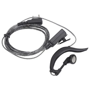 `Walkie Talkie Earpiece Earhook Headset K Type Head Warping With Earplug Fo - Zdjęcie 1 z 12