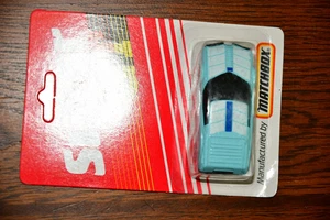 Matchbox Super GT 1986 sellado en tarjeta raro color verde azulado coche de carreras - Imagen 1 de 2