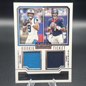 Parche doble de novato CJ Stroud/Bryce Young #DS-1 2023 Panini Contenders - Imagen 1 de 2