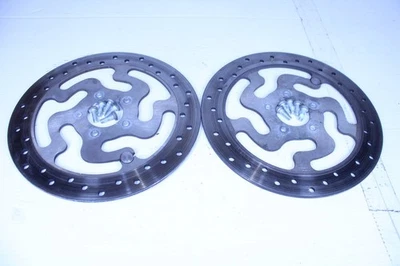 2012 Harley Davidson Road Glide Touring OEM Brembo Front Disc Brake Rotors - Image 1 of 4
