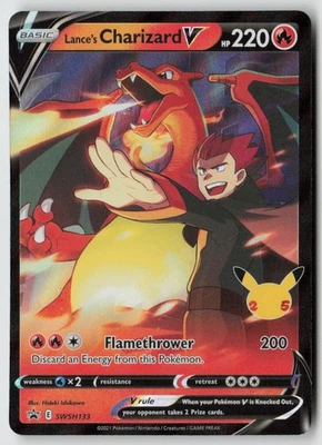 Lance's Charizard V - SWSH133 - SWSH: Sword & Shield Promo Cards Holo - PTCG - Image 1 of 2