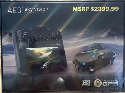 AE 31 Sky Vision 2.4G Wireless Four-Axis Ariel Professional Drone New Sealed! - Image 1 of 2