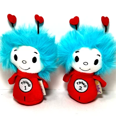 Hallmark Эксклюзив Itty Bitty ВЕЩЬ 1 и ВЕЩЬ 2 Dr.Seuss: Кот в Шляпе ИЗЯЩНЫЙ - Изображение 1 из 4