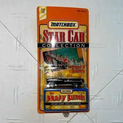 MATCHBOX STAR CAR Brady Bunch TV SHOW 1:64 DieCast '55 Chevy 1998 tri five - Image 1 of 4