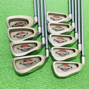 Lefty Callaway Big Bertha Iron Set 9pcs 3-S Graphite Flex R Left-Handed - Picture 1 of 9