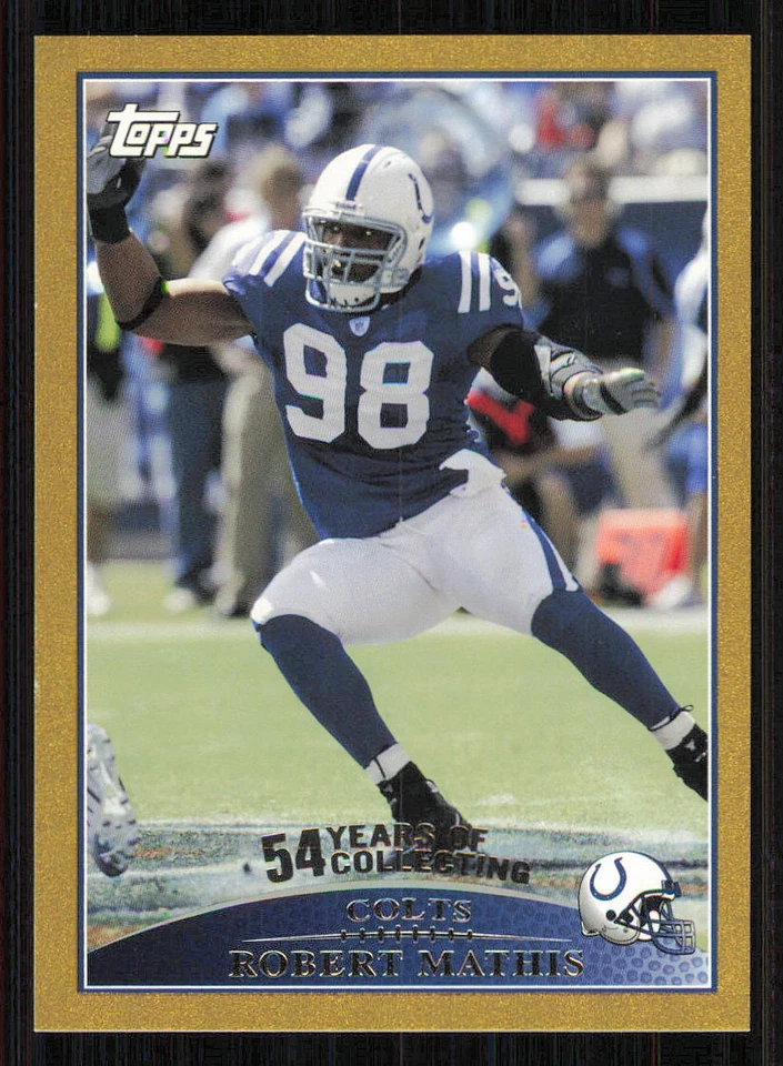2009 Topps Gold #241 Robert Mathis /2009 - Image 1 of 2