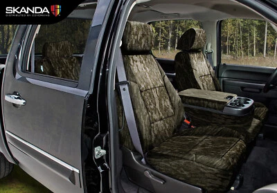 Coverking Mossy Oak Bottomland Camo Neosupreme Custom Seat Covers for Ford F250 - Image 1 of 4