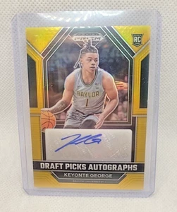 Keyonte George 2023 Prizm Rookie SSP Autógrafos Firmas Automático Dorado 8/10 Jazz - Imagen 1 de 2