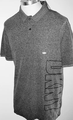 CAMISA POLO DKNY HOMBRE COLOR GRIS TALLA L LOGO GRÁFICO NUEVO Foto 1 de 4
