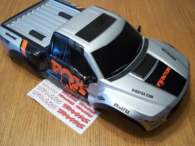 Fit Traxxas Ford F-150 58094-8 2wd Raptor Silver Fox Body &Clipless Latch Mounts - Image 1 of 4