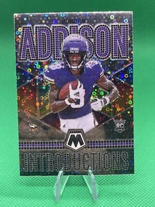 2023 Panini Mosaic No Huddle Jordan Addison Introductions Silver Disco MINT #I-9 - Picture 1 of 2
