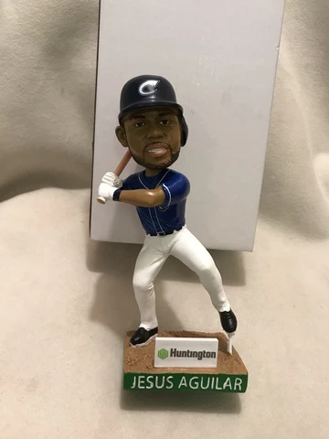 Jesus Aguilar Columbus Clippers 2019 SGA Bobblehead Bobble Head Cover