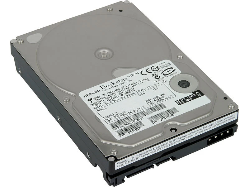80 GB SATA Hitachi HDS721680PLA380 7200rpm 8MB Cache 8.5ms Hard Drive - Image 1 of 1