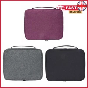 Watch Strap Storage Bag Travel Double Layer Watchband Charging Cable Organizer - Picture 1 of 13