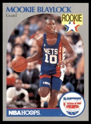 1990-91 Topps Finest Mookie Blaylock RC New Jersey Nets #193 - Image 1 of 2
