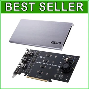 Versatile PCIe M.2 Storage Card - 128Gbps Bandwidth & Bootable RAID Ready - Photo 1/7