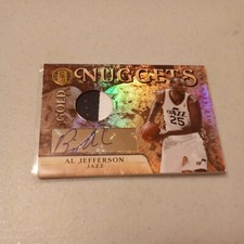 AL JEFFERSON 2011-12 Panini Gold Standard Jersey Patch Autograph Auto #D 13/25