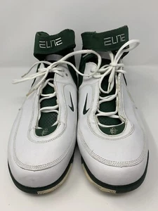 Nike Air Max Elite 314185-119 Green/White Mens Basketball Shoes Size 18 Sneakers - Picture 1 of 7
